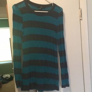 Striped long sleeve shirt